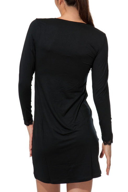 Antigel A06 Simply Perfect V-neck long sleeves nighty